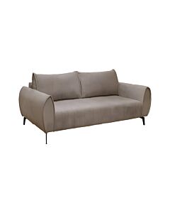 ΤΡΙΘΕΣΙΟΣ ΚΑΝΑΠΕΣ VELTON ΚΑΦΕ ΧΡΩΜΑ 222x95x92cm