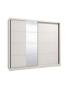 ΝΤΟΥΛΑΠΑ ΜΕ ΚΑΘΡΕΦΤΗ ALBI 245 CASHMERE ΧΡΩΜΑ 245x60x216cm