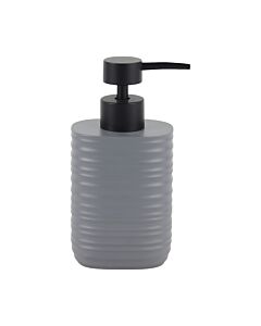 DISPENSER ΠΟΛΥΕΣΤΕΡΙΚΟ ΡΙΓΕ ΣΕ ΧΡΩΜΑ ΓΚΡΙ ΜΑΤ 8,1x8,1x16,9cm