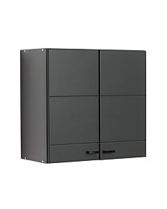 ΝΤΟΥΛΑΠΙ ΚΟΥΖΙΝΑΣ CLAUDIA 60A ΓΚΡΙ CONCRETE-BLACK MATT FOIL 60x30x57cm