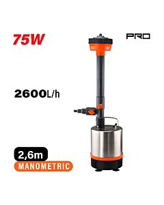 NAKAYAMA PRO NP1150 ΑΝΤΛΙΑ ΣΙΝΤΡΙΒΑΝΙΟΥ INOX 75W