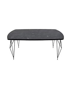 ΤΡΑΠΕΖΑΚΙ ΣΑΛΟΝΙΟΥ DIAMOND BLACK MARBLE 100x66x42cm