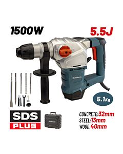 BORMANN BPH4000 ΣΚΑΠΤΙΚΟ ΠΕΡΙΣΤΡΟΦΙΚΟ ΠΙΣΤΟΛΕΤΟ SDS-PLUS 1500W,5.5J