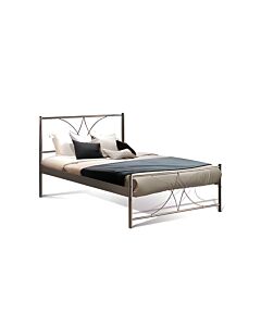 ΚΡΕΒΑΤΙ ΣΙΔΕΡΕΝΙΟ DIAGORAS ΚΑΦΕ 90x200cm
