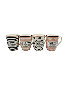 ΚΟΥΠΑ ΠΟΡΣΕΛΑΝΗΣ COFFEE ΜΑΥΡΟ ΡΟΖ 340ml