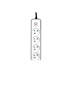 BORMANN BCR1011 ΠΟΛΥΜΠΡΙΖΟ 4 ΘΕΣΕΩΝ , ΜΕ ΔΙΑΚΟΠΤΗ 3x1.5mm