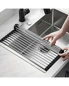 ΣΧΑΡΑ ΣΤΕΓΝΩΜΑΤΟΣ ΑΝΑΔΙΠΛΟΥΜΕΝΗ INOX ΜΕ ΠΛΑΣΤΙΚΟ 47x23,5x1cm