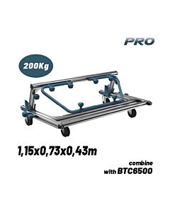 BORMANN PRO BTC6502 ΚΑΡΟΤΣΙ ΜΕΤΑΦΟΡΑΣ ΠΛΑΚΙΔΙΩΝ ΑΛΟΥΜΙΝΙΟΥ, ΠΤΥΣΣΟΜΕΝΟ, ΜΕΓΙΣΤΟ ΒΑΡΟΣ 200kg
