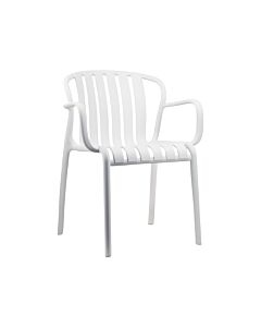 ΚΑΡΕΚΛΑ ΚΗΠΟΥ FL7112 FREYA ΛΕΥΚΟ ΧΡΩΜΑ 54x60x79cm