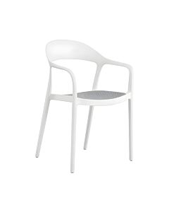 ΚΑΡΕΚΛΑ ΚΗΠΟΥ RIVAL ΛΕΥΚΟ-ΓΚΡΙ ΧΡΩΜΑ 57x53x81cm