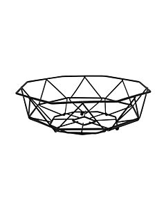 ΦΡΟΥΤΙΕΡΑ ΜΕΤΑΛΛΙΚΗ ΜΑΥΡΗ 26x26x8,5cm