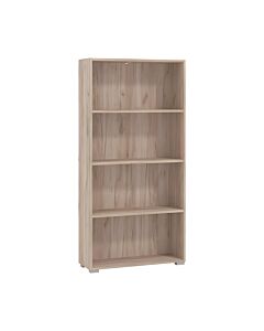 ΒΙΒΛΙΟΘΗΚΗ TOMAR 4 GREY OAK 70x24,5x142cm