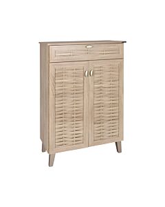 ΠΑΠΟΥΤΣΟΘΗΚΗ FP-03C SONOMA ΜΕ 5 ΡΑΦΙΑ ΚΑΙ 1 ΣΥΡΤΑΡΙ 77,8x36,8x119,6cm