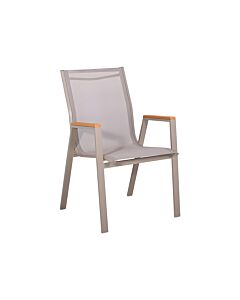 ΠΟΛΥΘΡΟΝΑ ΚΗΠΟΥ FL5050 ΧΡΩΜΑ ΜΠΕΖ ΜΕ ΓΚΡΙ TEXTILENE S OF 61x56x90cm