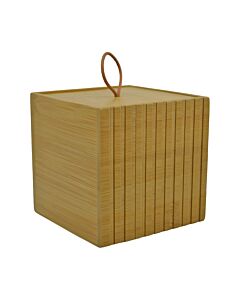 ΚΟΥΤΙ ΓΙΑ ΒΑΜΒΑΚΙ ΑΠΟ ΞΥΛΟ ΜΠΑΜΠΟΥ 9x8x9cm
