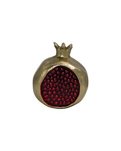 ΜΕΤΑΛΛΙΚΟ ΔΙΑΚΟΣΜΗΤΙΚΟ ΡΟΔΙ POMEGRANATE ΧΡΥΣΟ-ΚΟΚΚΙΝΟ ΧΡΩΜΑ 8x10x11cm
