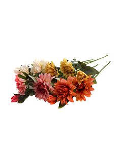 ΛΟΥΛΟΥΔΙ DAHLIA 1/4 ΣΑΜΠΑΝΙ-ΠΟΡΤΟΚΑΛΙ-ΚΙΤΡΙΝΟ-ΡΟΖ 0.69cm