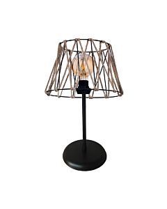 ΕΠΙΤΡΑΠΕΖΙΑ ΛΑΜΠΑ 7048 ΜΑΥΡΟ E27 30cm