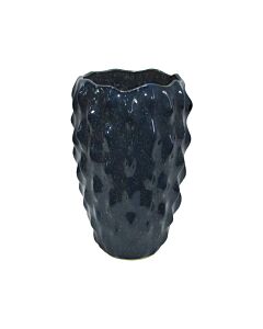 ΚΕΡΑΜΙΚΟ ΒΑΖΟ BELINDA ΜΠΛΕ ΧΡΩΜΑ 21x21x32cm