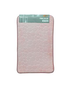 ΠΑΤΑΚΙ ΜΠΑΝΙΟΥ MEMORY FOAM ΡΟΖ ΒΟΤΣΑΛΟ ΜΕ PVC 45x73cm