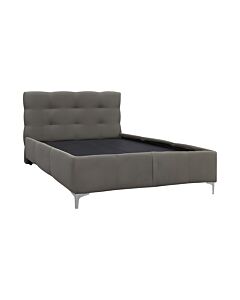 ΚΡΕΒΑΤΙ ΜΕ ΠΑΤΩΜΑ SALVADOR ΓΚΡΙ ΧΡΩΜΑ 170x220x110cm