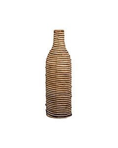 ΨΑΘΙΝΟ ΒΑΖΟ FL24053 ΚΑΦΕ-ΜΠΕΖ ΧΡΩΜΑ 20x20x70cm