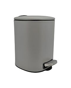ΚΑΛΑΘΙ ΜΠΑΝΙΟΥ INOX ΤΕΤΡΑΓΩΝΟ ΓΚΡΙ ΜΑΤ SOFT CLOSE 5lt