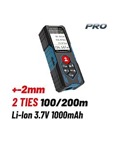 BORMANN PRO BDM7100 ΜΕΤΡΗΤΗΣ ΑΠΟΣΤΑΣΗΣ, 2 ΔΕΣΜΩΝ LASER 100/ 200m
