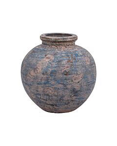 ΚΕΡΑΜΙΚΟ ΒΑΖΟ FL3223 ΧΡΩΜΑ ΜΑΥΡΟ - ΧΡΥΣΟ 33x33cm