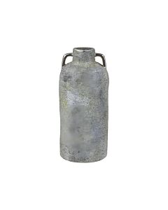 ΚΕΡΑΜΙΚΟ ΒΑΖΟ FL134035 ΑΣΗΜΙ-ΓΚΡΙ 14x30cm