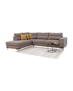 ΚΑΝΑΠΕΣ NEW MONACO ΑΡΙΣΤΕΡΗ ΓΩΝΙΑ ΚΑΦΕ 300x230x95cm