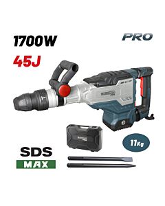 BORMANN PRO BDH3250 ΚΑΤΕΔΑΦΙΣΤΙΚΟ ΠΙΣΤΟΛΕΤΟ SDS-MAX,1700W,45J,200-2100BPM & ΒΑΛΙΤΣΑ ΜΕ ΚΑΛΕΜΙ-ΒΕΛΟΝΙ