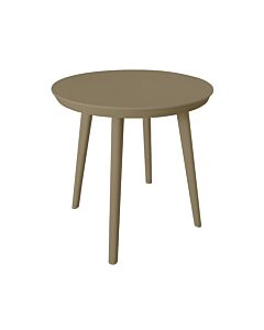 ΣΤΡΟΓΓΥΛΟ ΤΡΑΠΕΖΑΚΙ ΚΗΠΟΥ ΜΕ ABS ΕΠΙΦΑΝΕΙΑ FL8871 CAPPUCCINO ΧΡΩΜΑ 50x52cm