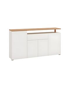 ΚΟΜΟΤΑ-ΜΠΟΥΦΕΣ ATERNO 180 4K1F4V ΛΕΥΚΟ/ARTISAN ΧΡΩΜΑ 180x40x94cm