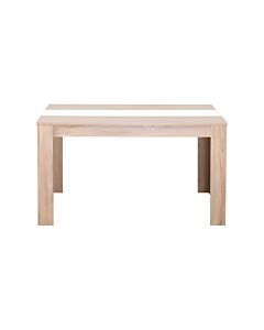 ΤΡΑΠΕΖΙ ΤΡΑΠΕΖΑΡΙΑΣ DOMUS 135 SONOMA OAK-ΛΕΥΚΟ 135x81x75cm