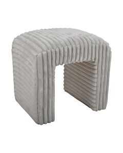 ΣΚΑΜΠΟ ΒΕΛΟΥΔΙΝΟ ΣΕ ΜΠΕΖ ΧΡΩΜΑ 43x35x41cm