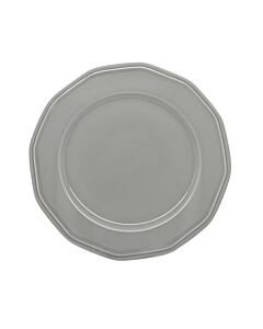 ΠΙΑΤΕΛΑ ΣΤΡΟΓΓΥΛΗ PREMIUM CLASSIC ΠΟΡΣΕΛΑΝΙΝΗ ΓΚΡΙ 31cm