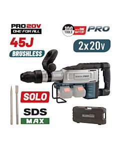 BORMANN PRO BBP5320 ΚΑΤΕΔΑΦΙΣΤΙΚΟ ΠΙΣΤΟΛΕΤΟ ΜΠΑΤΑΡΙΑΣ SDS-MAX BRUSHLESS 40V, SOLO
