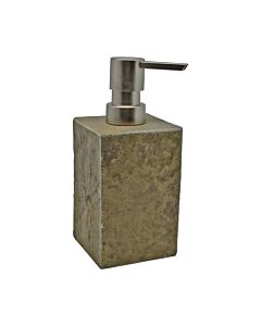 DISPENSER ΜΑΡΜΑΡΟ ΜΕ ΠΑΛΑΙΩΜΕΝΗ ΟΨΗ ΣΕ ΚΑΦΕ ΛΑΔΙ ΧΡΩΜΑ 7x7x16,3cm