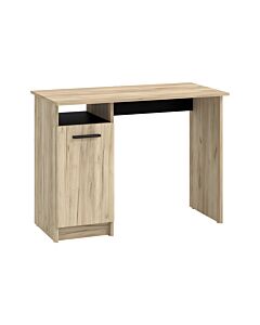 ΓΡΑΦΕΙΟ REY GREY OAK-ΜΑΥΡΟ 100x50x74,5cm