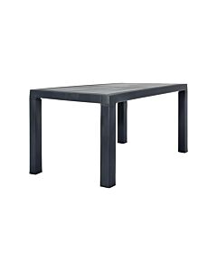 ΤΡΑΠΕΖΙ ΕΞΟΧΗΣ BALTIC ΑΝΘΡΑΚΙ ΧΡΩΜΑ 140x80x75cm