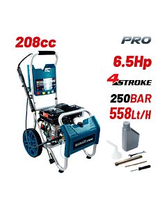 BORMANN PRO BPW5300 ΠΛΥΣΤΙΚΟ ΒΕΝΖΙΝΟΚΙΝΗΤΟ 250BAR/208CC,558L/H, 6.5HP