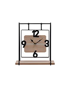 ΕΠΙΤΡΑΠΕΖΙΟ ΡΟΛΟΙ SWING NATURE ΞΥΛΟ-ΜΕΤΑΛΛΟ SLS 23.5x8x25.5cm