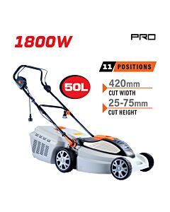 NAKAYAMA EM4020 ΧΛΟΟΚΟΠΤΙΚΗ ΗΛΕΚΤΡΙΚΗ 1800W, ΚΟΠΗ , ΚΑΔΟΣ 50L, ΚΕΝΤΡΙΚΗ ΡΥΘΜΙΣΗ 5 ΘΕΣΕΩΝ (25-75 42cm