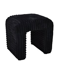 ΣΚΑΜΠΟ ΒΕΛΟΥΔΙΝΟ ΣΕ ΜΑΥΡΟ ΧΡΩΜΑ 43x35x41cm