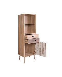 ΡΑΦΙΕΡΑ LOUNGE SONOMA OAK 50x39,5x171cm