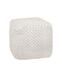 ΤΕΤΡΑΓΩΝΟ ΠΟΥΦ FL481 IVORY ΧΡΩΜΑ 45x45x45cm