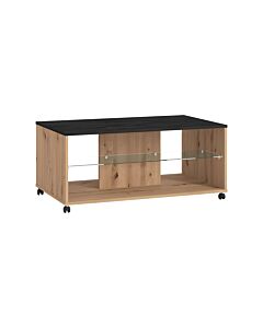 ΤΡΑΠΕΖΑΚΙ ΣΑΛΟΝΙΟΥ NORTE ARTISAN OAK-CARBON 101x60x45cm
