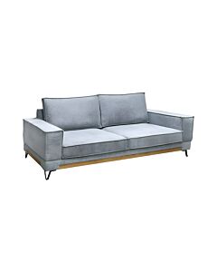ΤΡΙΘΕΣΙΟΣ ΚΑΝΑΠΕΣ LOFTIO ΓΚΡΙ ΧΡΩΜΑ 220x95x89cm