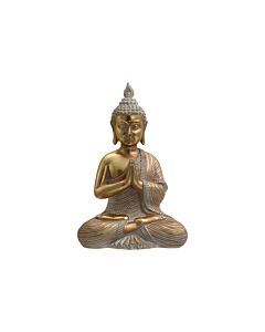 ΕΠΙΤΡΑΠΕΖΙΟ ΔΙΑΚΟΣΜΗΤΙΚΟ POLYRESIN BUDDHA ΧΡΥΣΟ ΧΡΩΜΑ 17x13x27cm